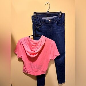 Juicy Couture Outfit - hoodie and jeans